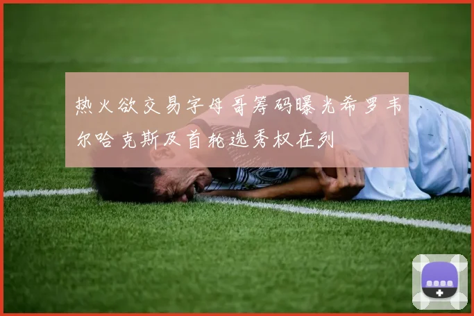 热火欲交易字母哥筹码曝光希罗韦尔哈克斯及首轮选秀权在列